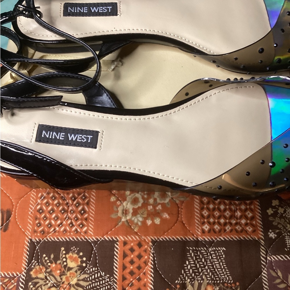 Nine West Briya Pointy Toe Flats Ballet Size 7M - Picture 3 of 14
